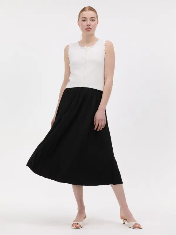 Orsay Дамска черна миди пола ORSAY