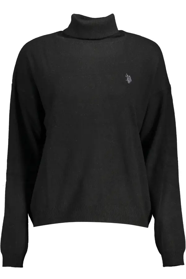 US Polo Assn Дамска черна поло яка