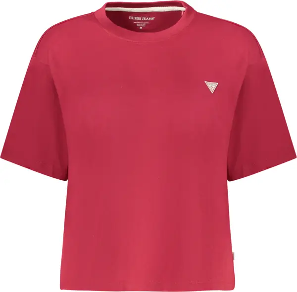 GUESS JEANS Дамска червена тениска с къси ръкави