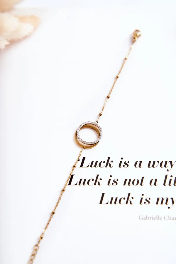 Glam Chic Дамска елегантна гривна с орнаменти и циркони