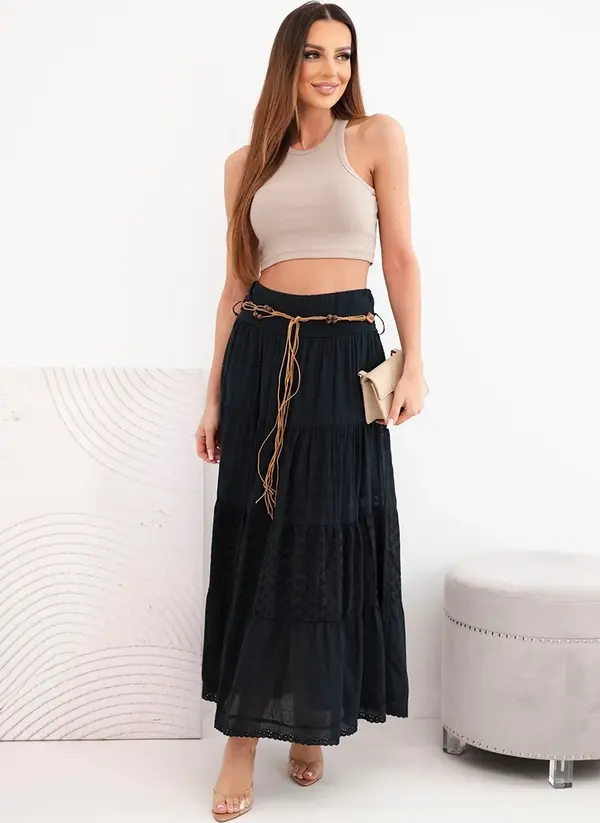 Kesi Włoski Дамска макси пола с бродерия