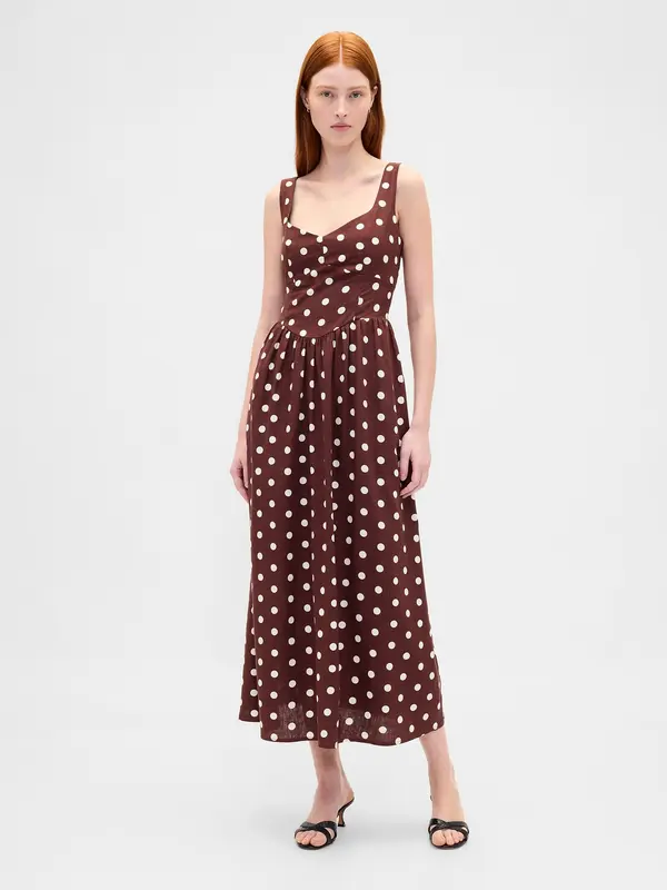 GAP Дамска макси рокля GAP с джобове