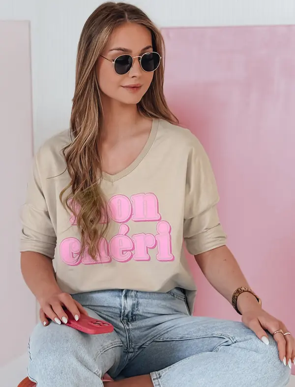 DStreet Дамска овърсайз блуза с щампа