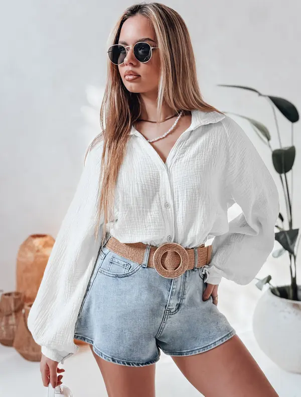 DStreet Дамска овърсайз муселинова блуза MUSLINEA