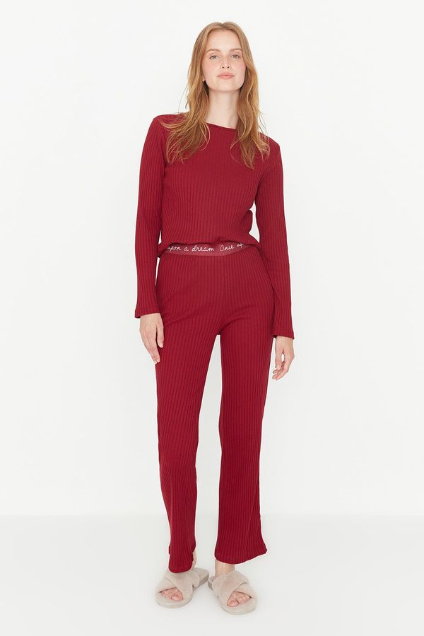 Trendyol Дамска пижама Trendyol Knitted