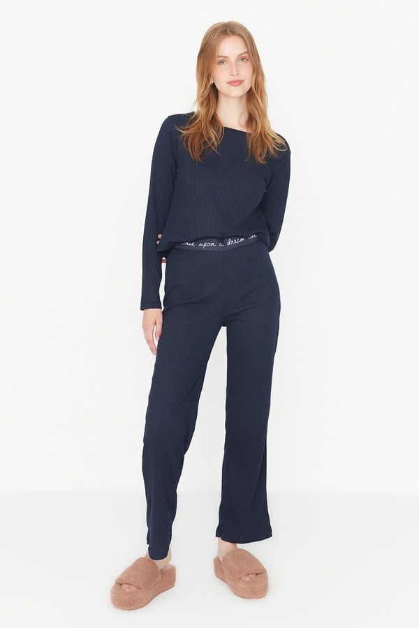 Trendyol Дамска пижама Trendyol Knitted