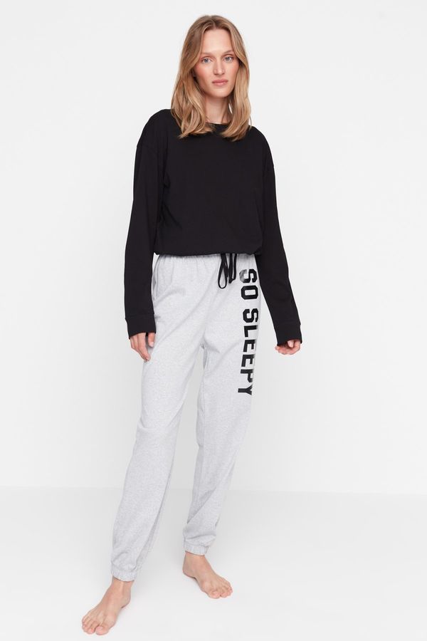 Trendyol Дамска пижама Trendyol Knitted