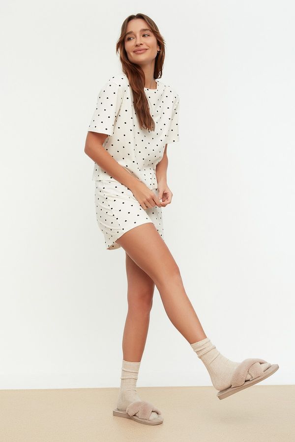 Trendyol Дамска пижама Trendyol Polka dot printed