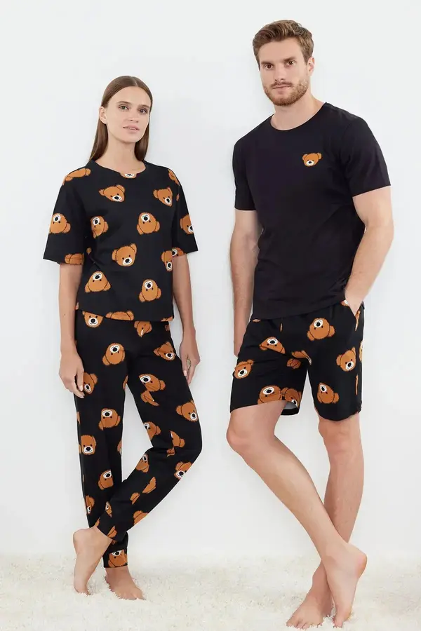 Trendyol Дамска пижама Trendyol Printed