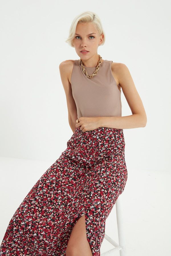 Trendyol Дамска пола Trendyol Floral Patterned
