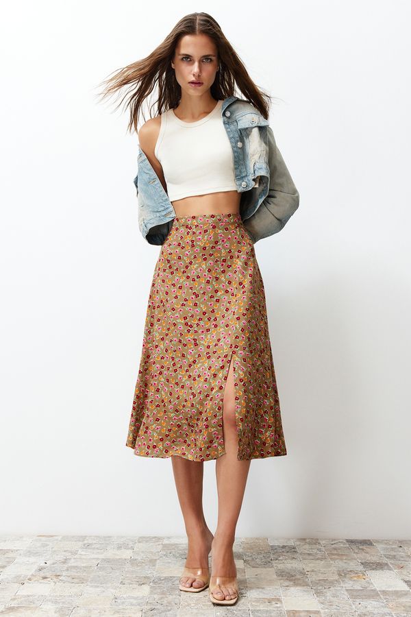 Trendyol Дамска пола Trendyol Floral Patterned