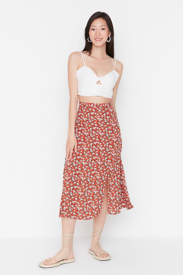 Trendyol Дамска пола Trendyol Floral Patterned