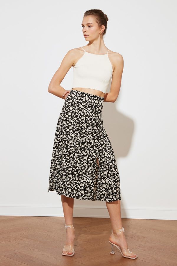Trendyol Дамска пола Trendyol Floral Patterned