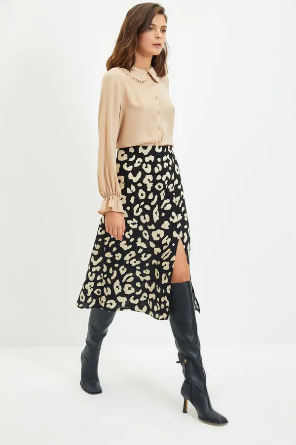 Trendyol Дамска пола Trendyol Printed