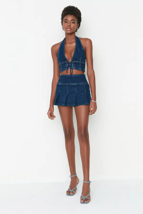 Trendyol Дамска пола. Trendyol Denim