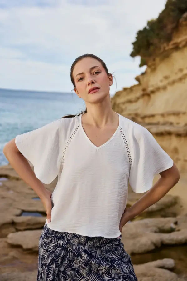 Marisse Дамска риза Marisse бяла