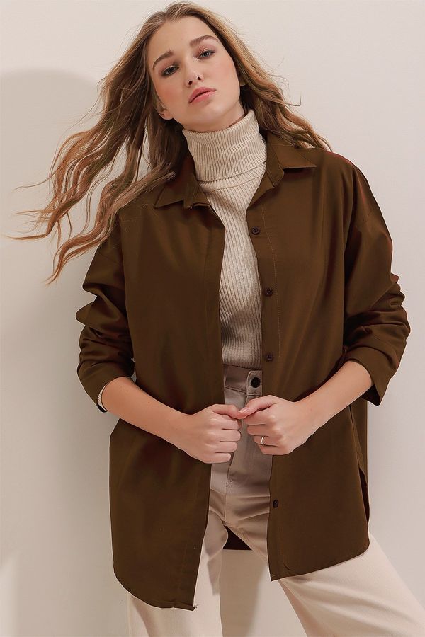 Trend Alaçatı Stili Дамска риза Trend Alaçatı Stili