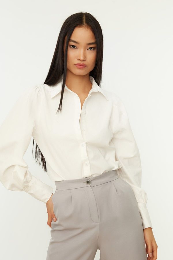 Trendyol Дамска риза Trendyol Color Block