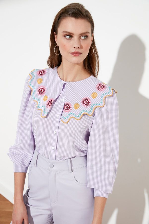 Trendyol Дамска риза Trendyol Detailed