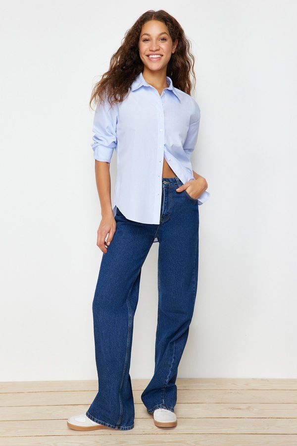 Trendyol дамска риза Trendyol Loose Fit