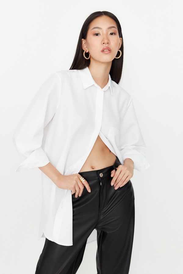 Trendyol Дамска риза Trendyol Oversize