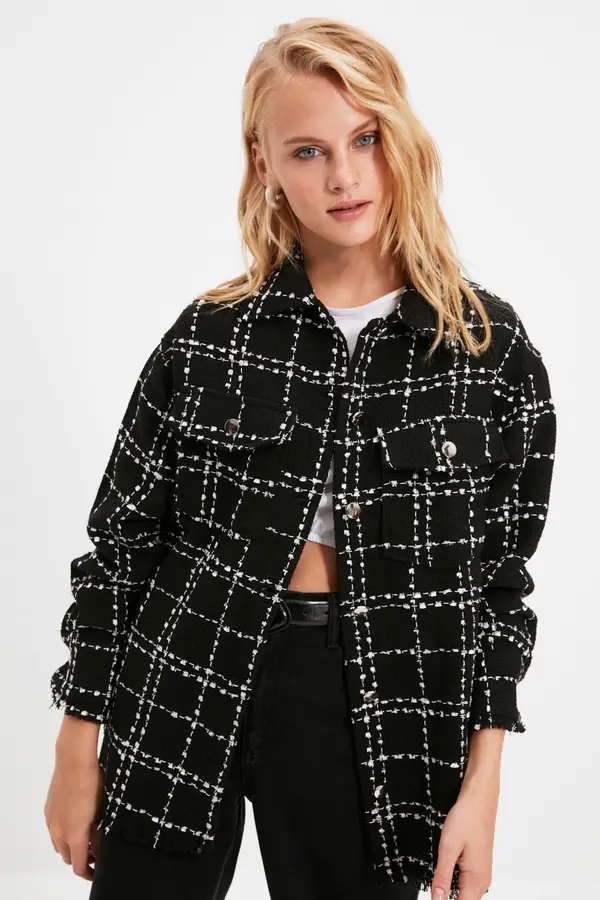 Trendyol Дамска риза Trendyol Plaid