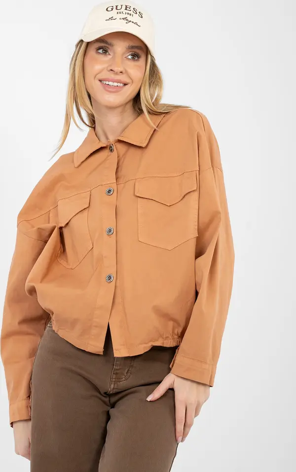 RUE PARIS Дамска риза в тъмно оранжево