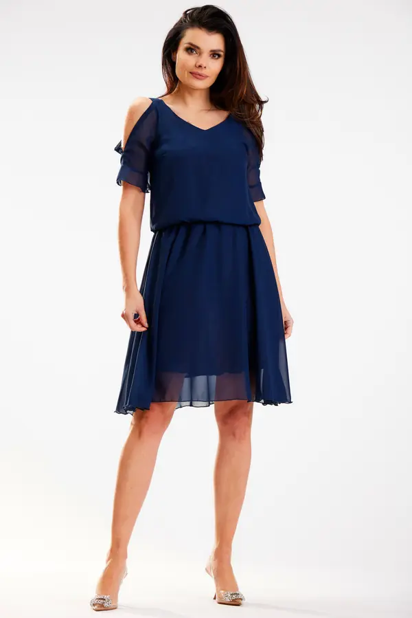 Awama Дамска рокля Awama A572 Navy Blue