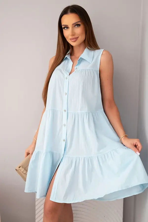 Kesi Włoski Дамска рокля без ръкави Kesi Włoski, синя