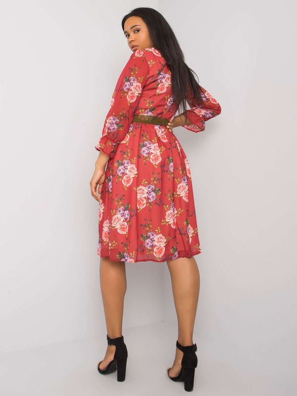 Fashionhunters Дамска рокля Fashionhunters Floral