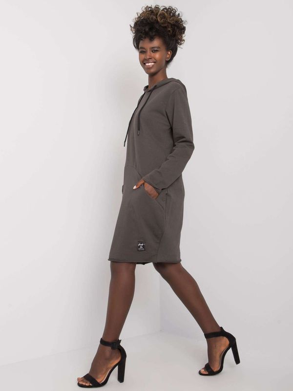 Fashionhunters Дамска рокля Fashionhunters Hooded