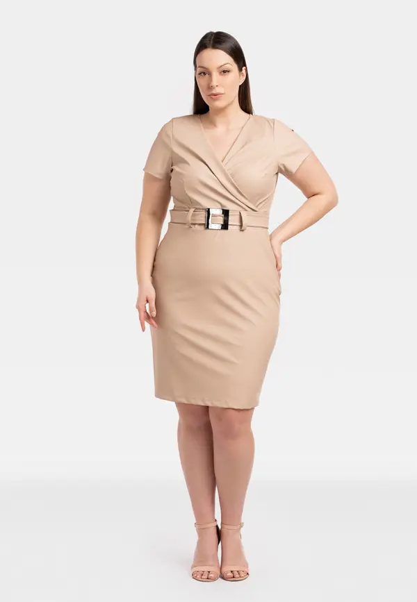 Karko Дамска рокля Karko Beige