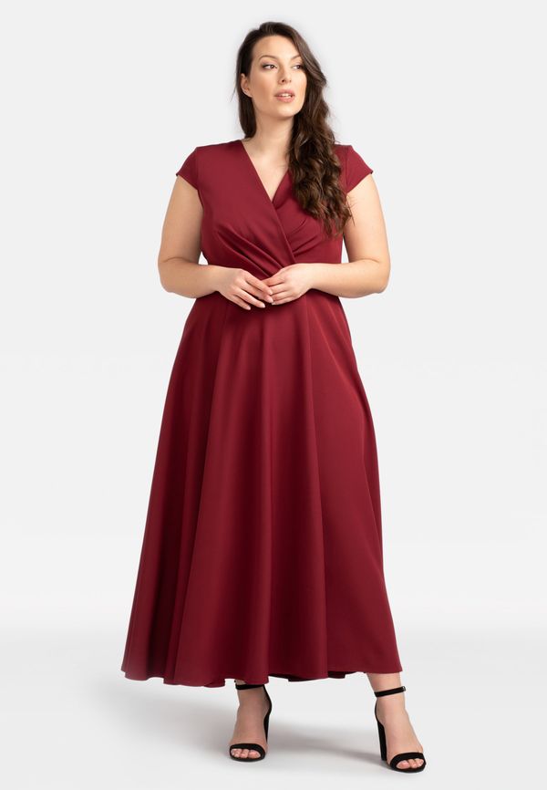 Karko Дамска рокля Karko Karko_Dress_SB250_Burgundy