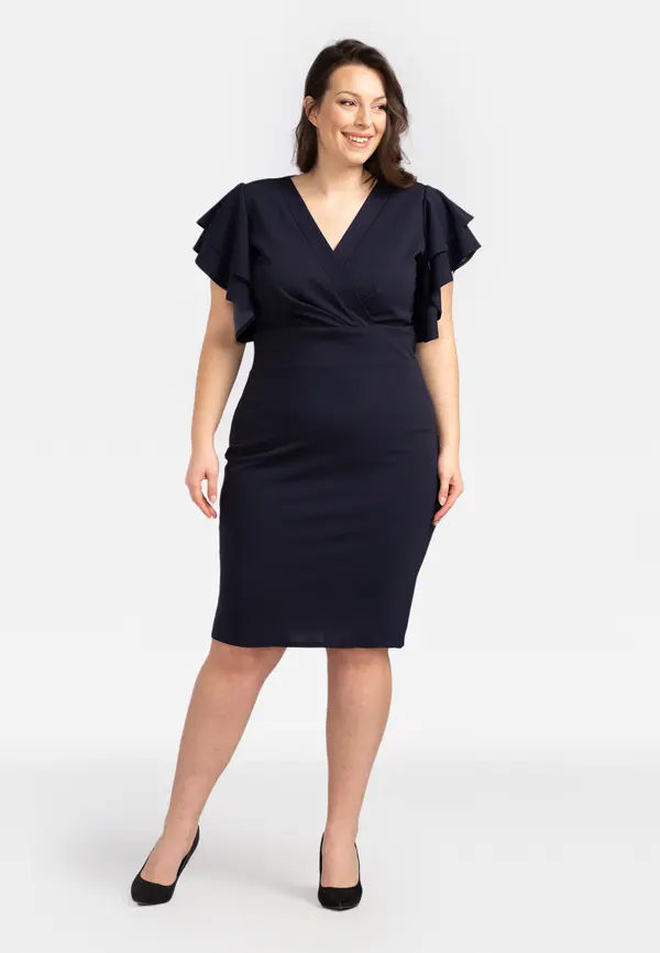 Karko Дамска рокля  Karko Navy Blue