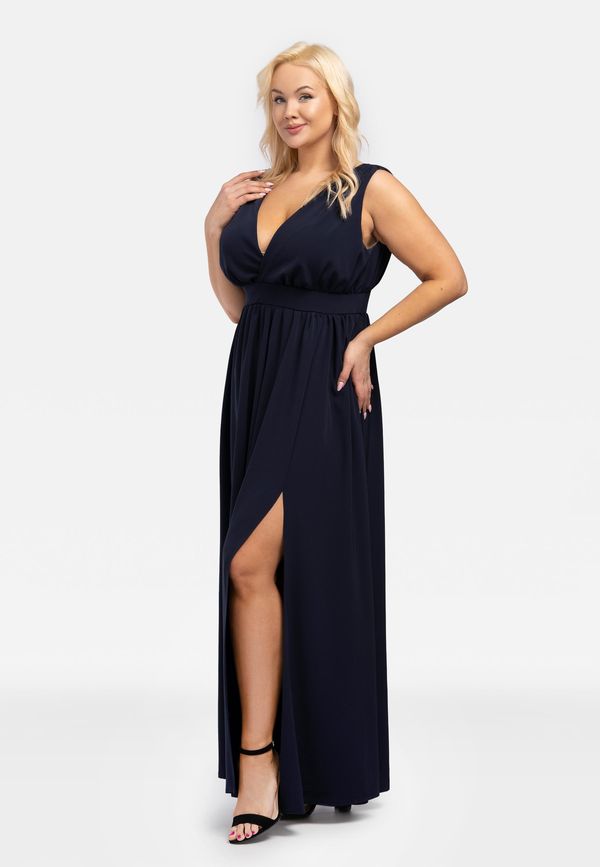 Karko Дамска рокля Karko Navy Blue