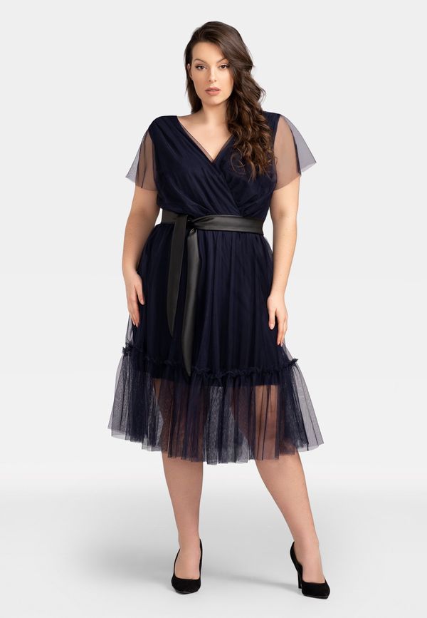 Karko Дамска рокля Karko SA705 Navy Blue