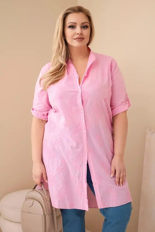 Kesi Włoski Дамска рокля Kesi с бродерия