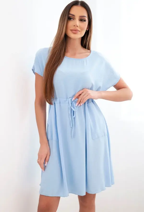 Kesi Włoski Дамска рокля Кеси с къс ръкав