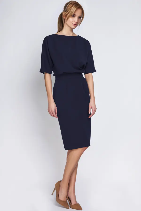 Lanti Дамска рокля Lanti Suk123 Navy Blue