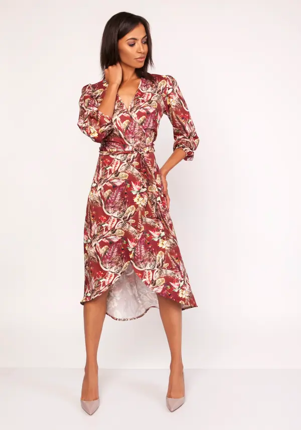 Lanti Дамска рокля Lanti Suk161 Шарени