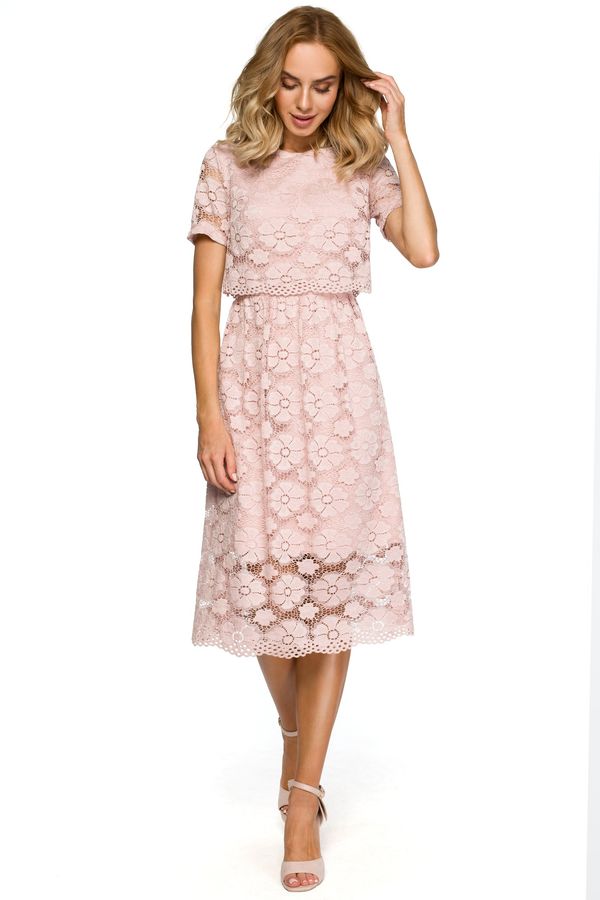 Made Of Emotion Дамска рокля Made Of Emotion Lace detailed