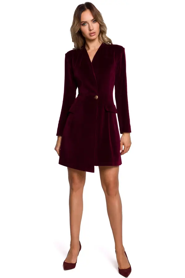 Made Of Emotion Дамска рокля Made Of Emotion Made_Of_Emotion_Dress_M562_Maroon