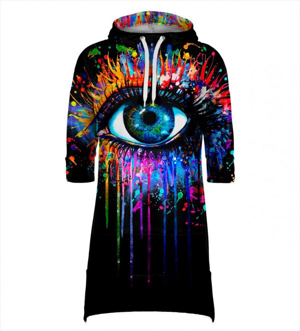 Mr. GUGU & Miss GO Дамска рокля Mr. GUGU & Miss GO BLACK FULLPRINT