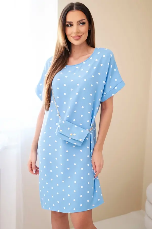 Kesi Włoski Дамска рокля на точки с чанта Kesi Włoski