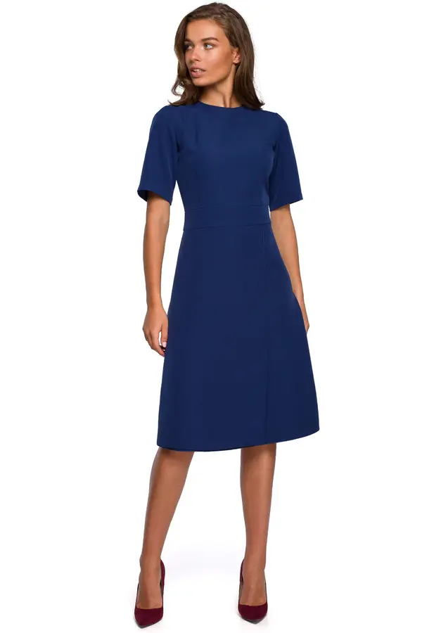 Stylove Дамска рокля Stylove S240 Navy Blue