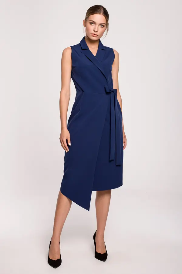 Stylove Дамска рокля Stylove S275 Navy Blue
