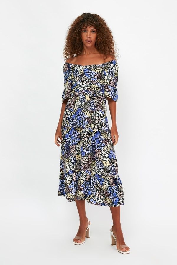 Trendyol Дамска рокля Trendyol Balloon Sleeve