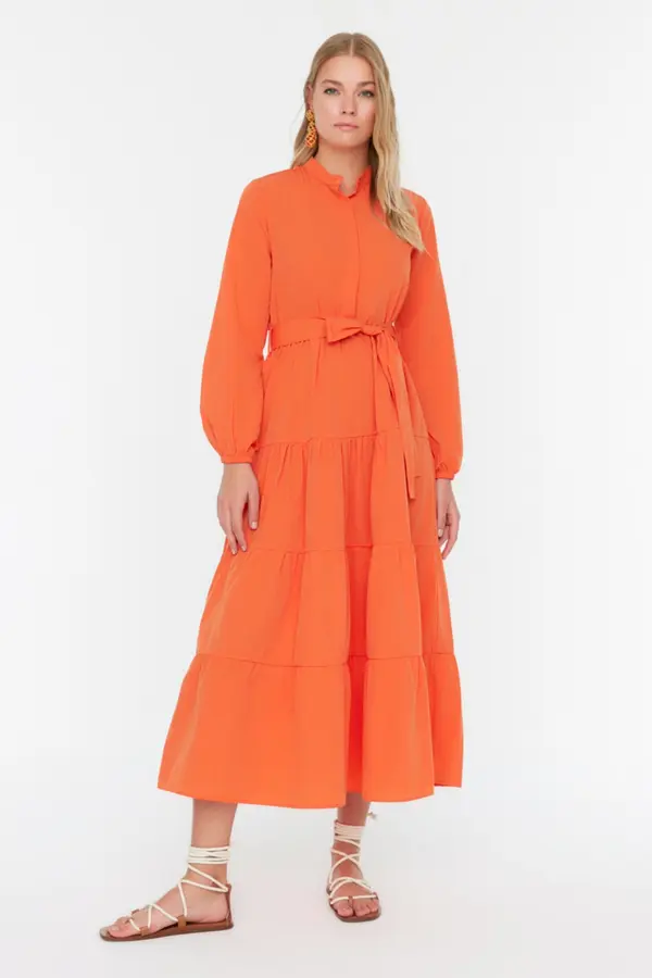 Trendyol Дамска рокля Trendyol Belted