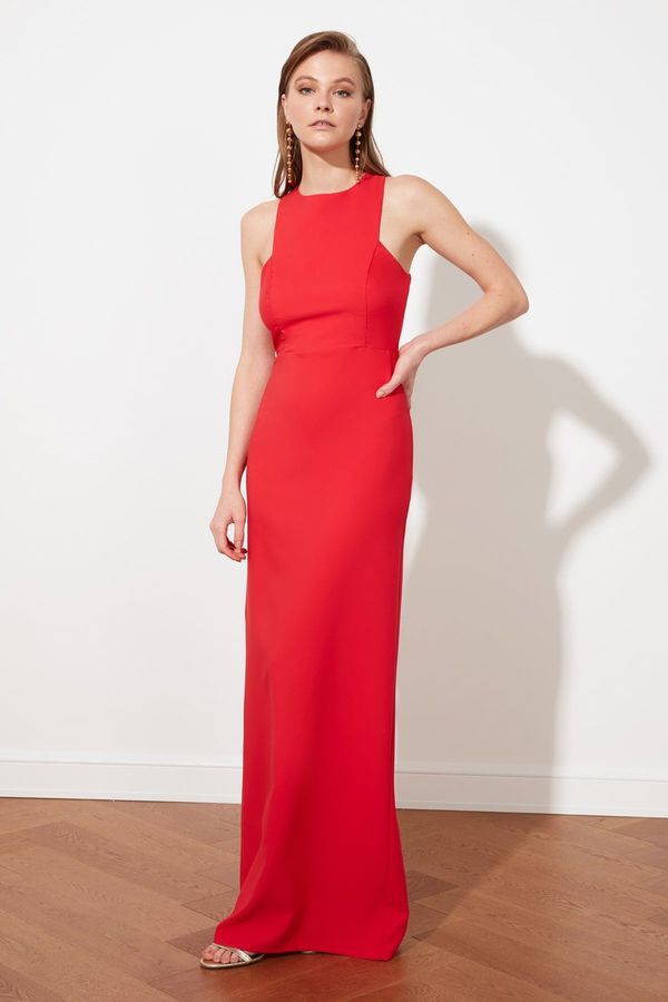 Trendyol Дамска рокля Trendyol Collar Detailed