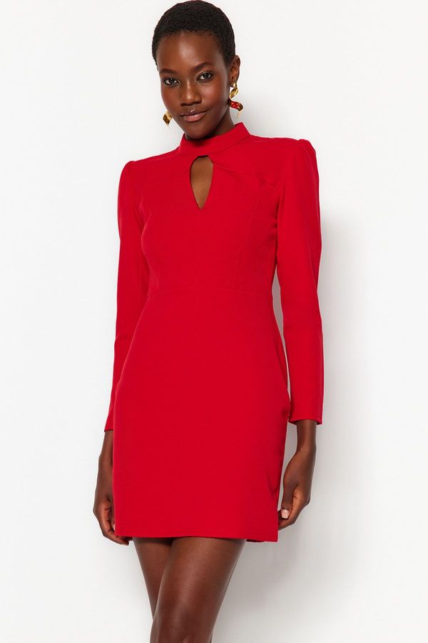 Trendyol Дамска рокля Trendyol Collar Detailed